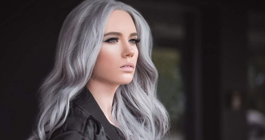 silver smoky hair color11