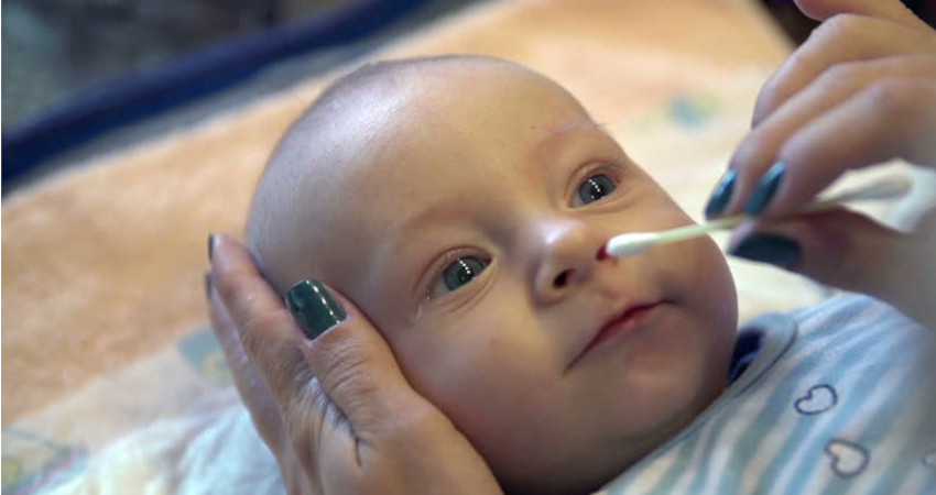 نکات درمان گرفتگی بینی نوزاد
