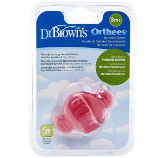 دندانگیر نوزاد طرح پستانکی دخترانه دکتر براون Dr Brown's 
