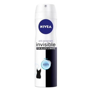 اسپری ضد تعریق 150 میل اینویزیبل برای لباس سیاه و سفید نیوآ Nivea