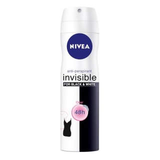 اسپری ضد تعریق 150 میل اینویزیبل برای لباس سیاه و سفید کلیر نیوآ Nivea