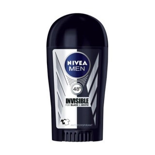 استیک ضد تعریق 40 میل مردانه اینویزیبل برای لباس سیاه و سفید نیوآ Nivea