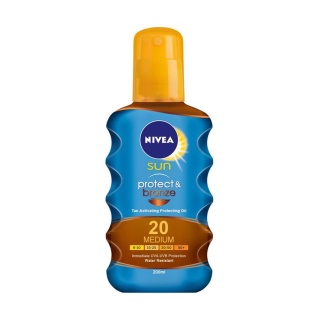 روغن حفاظتی پروتکت و فعال کننده برنز تن SPF20 نیوآ Nivea