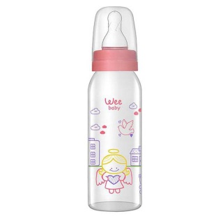 شیشه شیر پیرکس وی بیبی Wee Baby طرح عروسکی 250 میلی لیتر