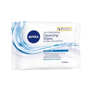 دستمال‌های پاک‌کننده شادابی‌بخش 3 در 1 نیوآ Nivea