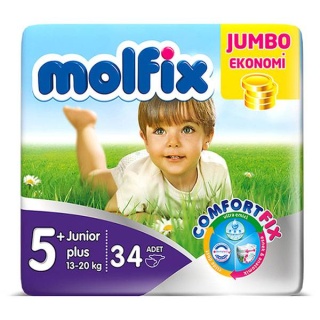 پوشک مولفیکس Molfix سایز +5