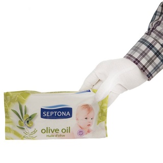 دستمال مرطوب کودک سپتونا مدل Olive - بسته 60 عددی