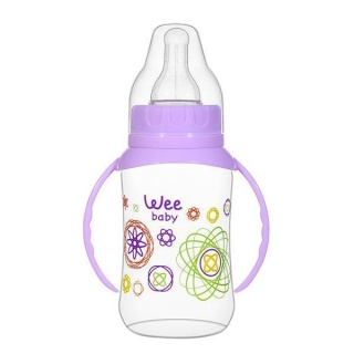 شیشه شیر دسته دار وی بیبی Wee Baby گنجایش 150 میلی لیتر