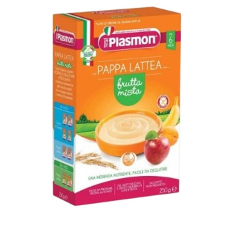سرلاک سیب و زردآلو و موز با شیر 250 گرمی پلاسمون Plasmon 
