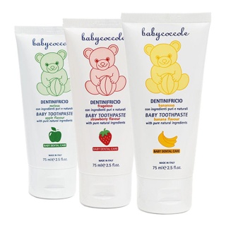 بی بی کوکول خمیر دندان کودک با طعم موز babycoccole