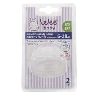 سرشیشه ارتودنسی آنتی کولیک وی بیبی Wee Baby سایز 6 تا 18 ماه