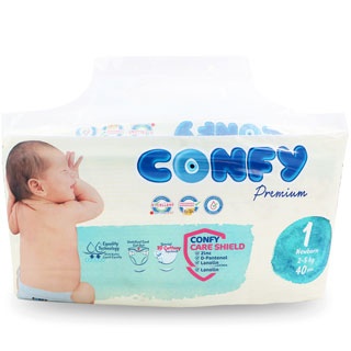 پوشک کانفی سایز 1 بسته 40 عددی CONFY