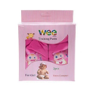 شورت آموزشی دخترانه وی بیبی Wee Baby بسته دو عددی