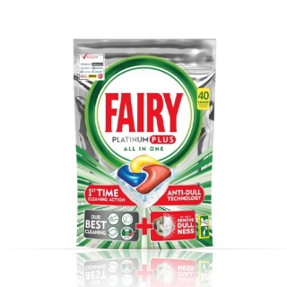 فیری قرص ماشین ظرفشویی 40 عددی مدل پلاتینیوم پلاس FAiRY