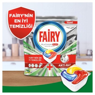 فیری قرص ماشین ظرفشویی 40 عددی مدل پلاتینیوم پلاس FAiRY