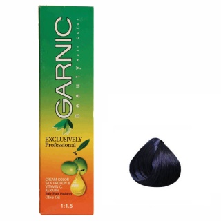 کیت رنگ موی سری Ash - سرمه ای تیره شماره 1.99 گارنیک GARNIC