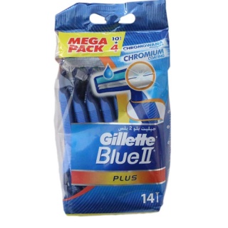 خودتراش ژیلت مدل Blue 2 plus بسته 14 عددی