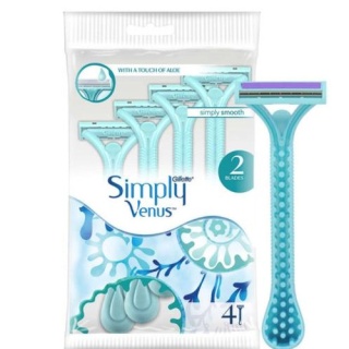 خود تراش ژیلت مدل 2 Simply Venus بسته 4 عددی