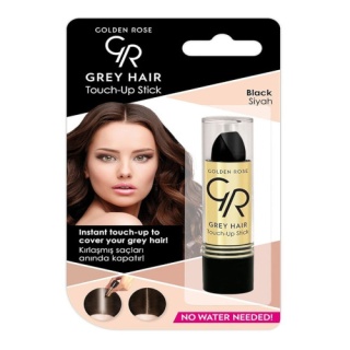 استیک پوشاننده موهای سفید رنگ مشکی گلدن رز golden rose