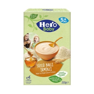 غذای کمکی هروبیبی 8 غله سیب جودوسر گندم و شیر 200 گرم Hero Baby