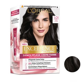 رنگ موی مشکی شماره 10.1 مدل Excellence لورآل L'Oréal