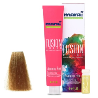 کیت رنگ مو مارال مدل فیوژن رنگ بلوند روشن اکسترا شماره 8.00