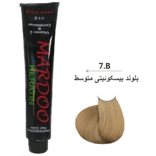   رنگ موی بلوند بیسکوئیتی متوسط شماره 7.B  ماردو mardoo