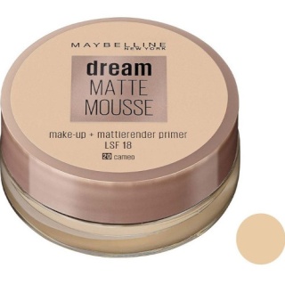 موس میبلین مدل Dream Matte Mousse شماره 20