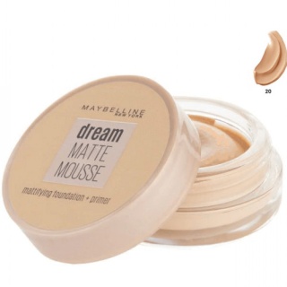 موس میبلین مدل Dream Matte Mousse شماره 20