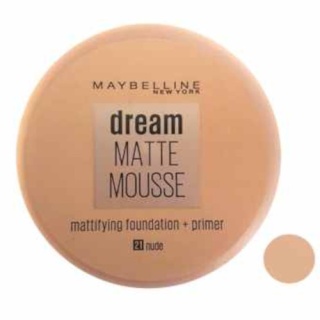 موس میبلین مدل Dream Matte Mousse شماره 21