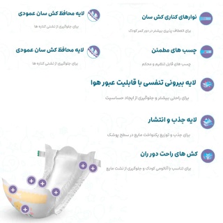 پوشک مای بیبی مدل Chamomile سایز 1 بسته 40 عددی