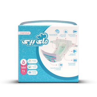 مای بیبی پوشک مدل Chamomile سایز 5 بسته 28 عددی My Baby