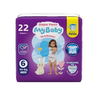 مای بیبی پوشک شورتی سایز 6 بسته 24 عددی My Baby