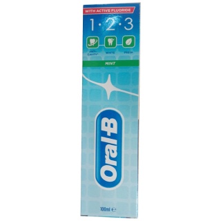 خمیر دندان اورال-بی مدل 1.2.3 Oral-B