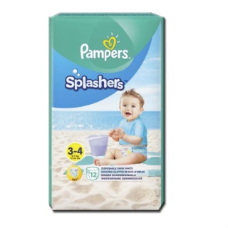 پوشک پمپرز لهستان شورتی استخری سایز 3 و 4 بسته 12 عددی Pampers