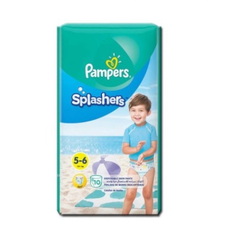 پوشک پمپرز لهستان شورتی استخری سایز 5 و 6 بسته 10 عددی Pampers