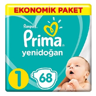 پوشک پریما ترک سایز 1 بسته 48 عددی Prima