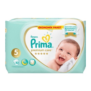 پوشک پریما ترک سایز 5 ضد حساسیت 42 عددی Prima