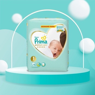 پوشک پریما سایز 1 ضد حساسیت 70 عددی Prima