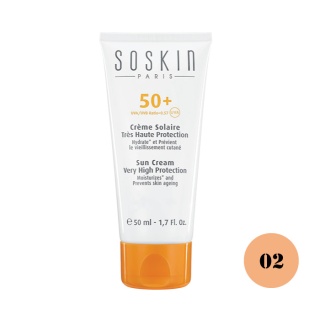 کرم ضد آفتاب SPF50 بژ متوسط ساسکینکرم ضد آفتاب SPF50 بژ طبیعی ساسکین