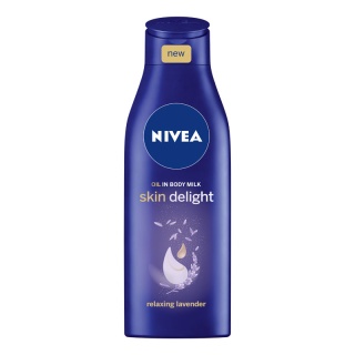 روغن اسطوخودوس در شیر بدن تسکین دهنده و شادابی بخش پوست نیوآ Nivea