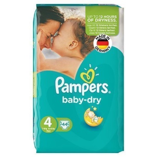 پوشک پمپرز مدل new baby dry سايز 4 بسته 44 عددي