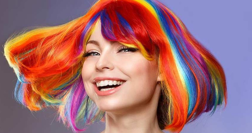 6 نمونه از بهترین رنگ موهای فانتزی با ماندگار بالا در مانی نی