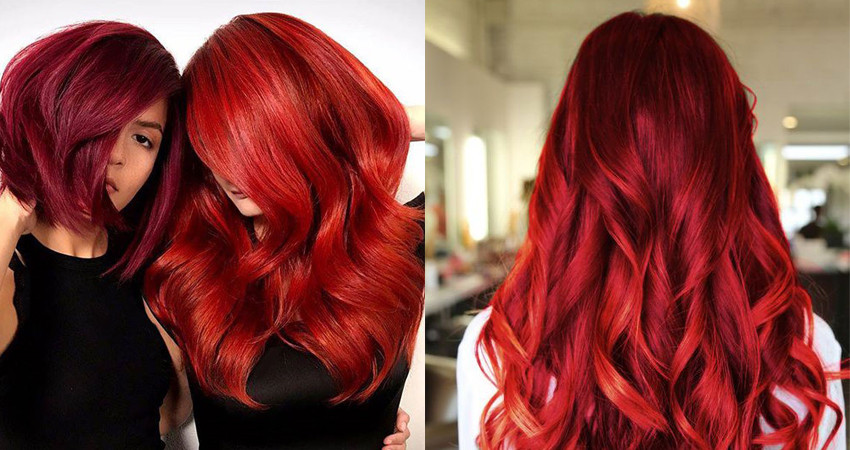 هفت فرمول ترکیبی رنگ موی قرمز آتشین + عکس